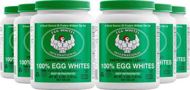 6 Half Gallon Case Egg whites